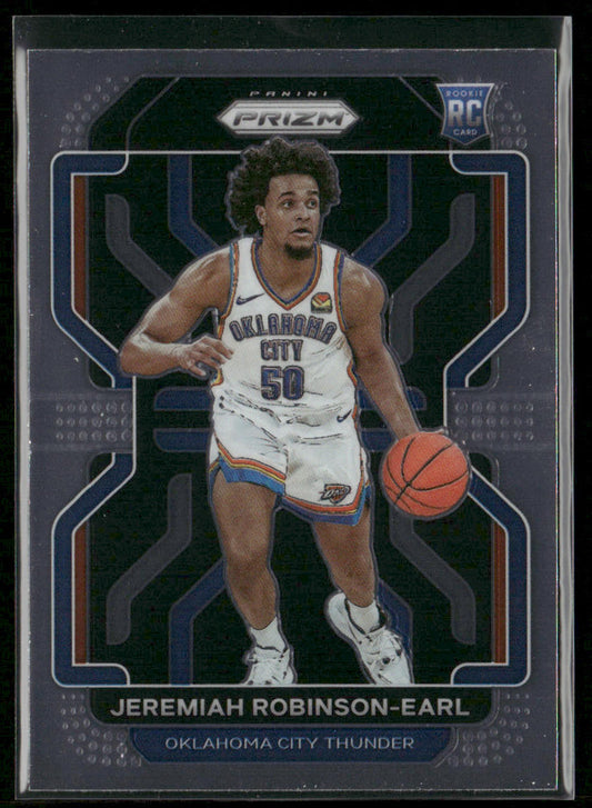 Jeremiah Robinson-Earl 2021-22 Panini Prizm #319 RC Oklahoma City Thunder