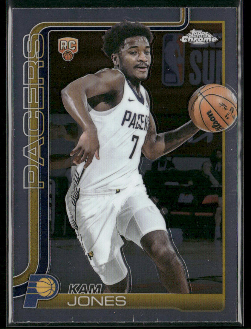 Kam Jones 2025-26 Topps Chrome #289 RC Indiana Pacers