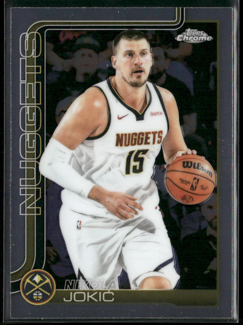 Nikola Jokić 2025-26 Topps Chrome #25 Denver Nuggets
