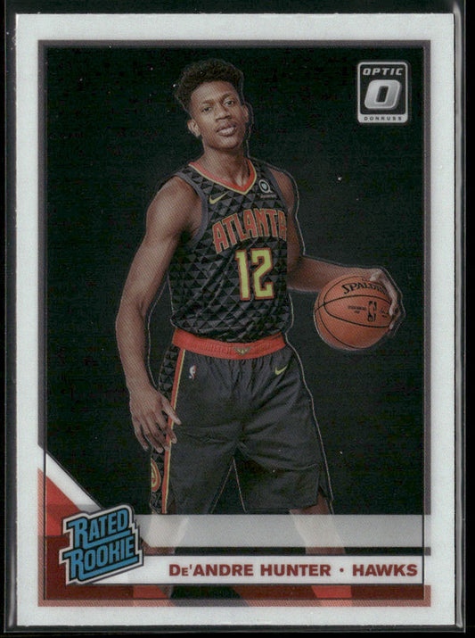 De'Andre Hunter 2019-20 Donruss Optic #198 RC Atlanta Hawks