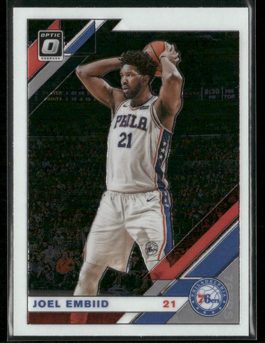 Joel Embiid 2019-20 Donruss Optic #95 Philadelphia 76ers