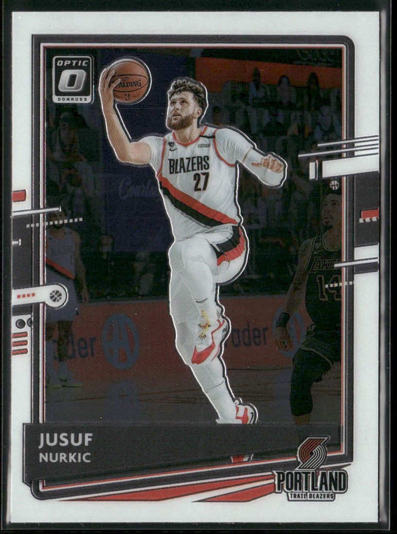 Jusuf Nurkic 2020-21 Donruss Optic #44 Portland Trail Blazers