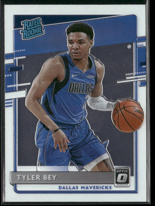 Tyler Bey 2020-21 Donruss Optic #186 RC Dallas Mavericks