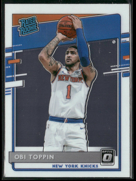 Obi Toppin 2020-21 Donruss Optic #158 RC New York Knicks