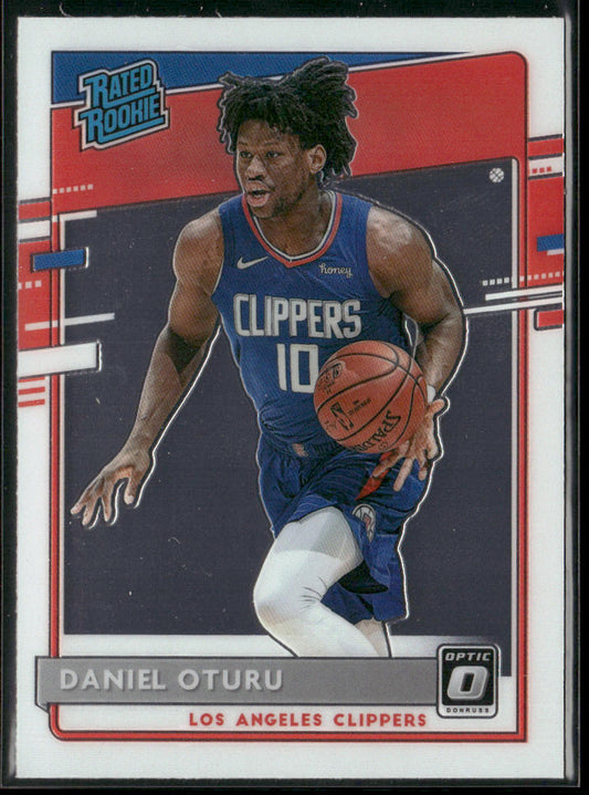 Daniel Oturu 2020-21 Donruss Optic #183 RC Los Angeles Clippers