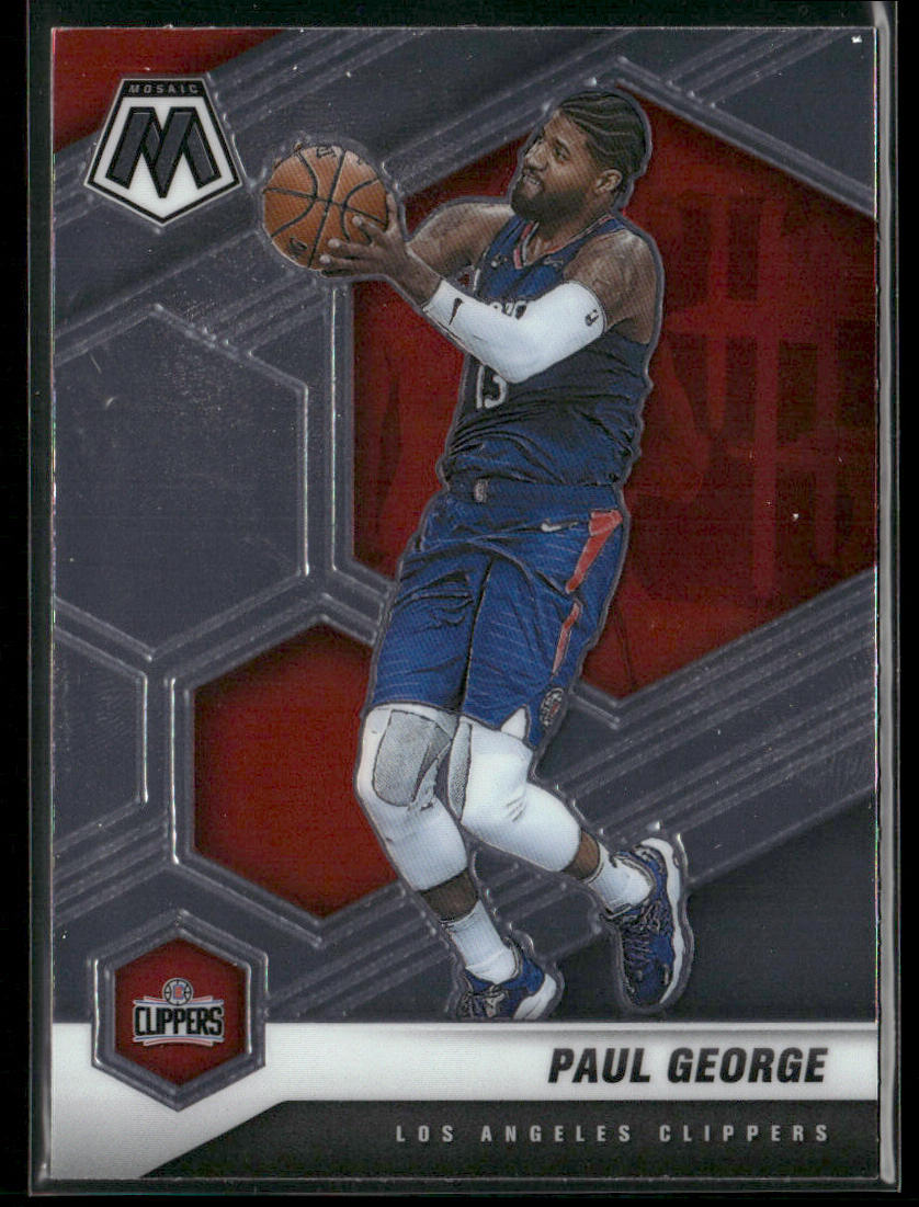 Paul George 2020-21 Panini Mosaic #75 Los Angeles Clippers