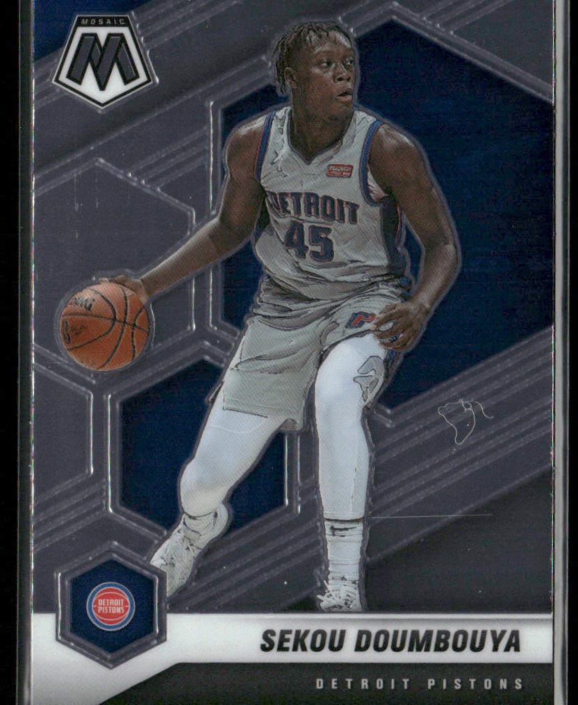 Sekou Doumbouya 2020-21 Panini Mosaic #89 Detroit Pistons