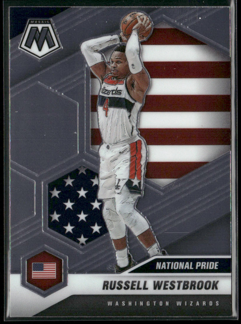 Russell Westbrook 2020-21 Panini Mosaic #253 Washington Wizards