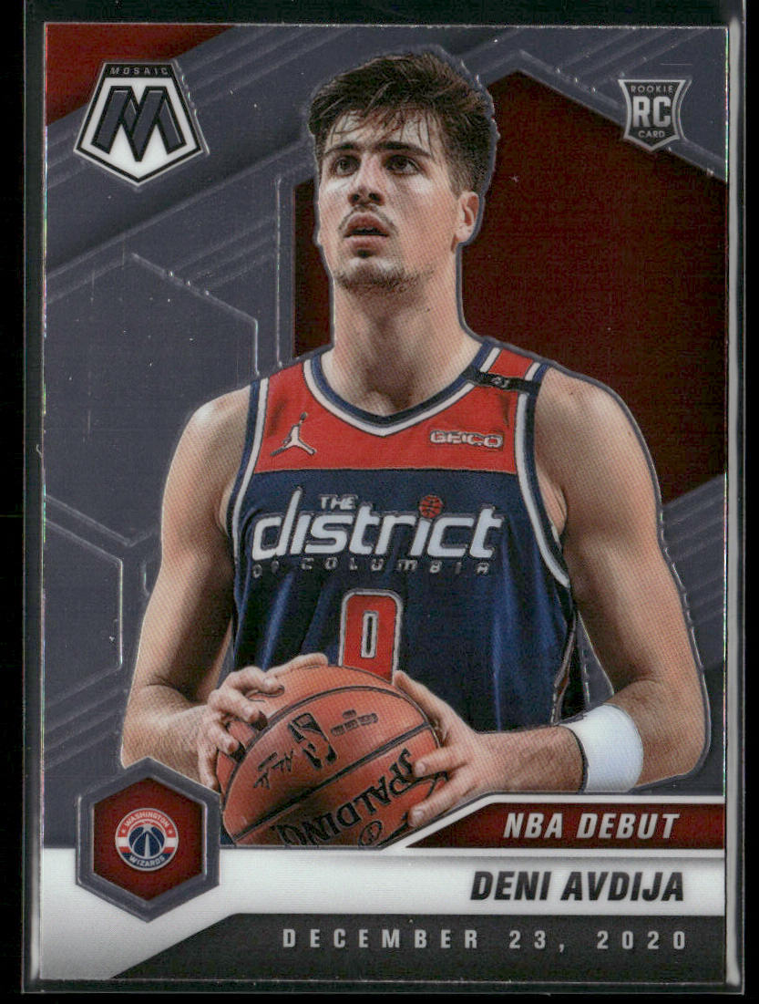 Deni Avdija 2020-21 Panini Mosaic #272 Washington Wizards