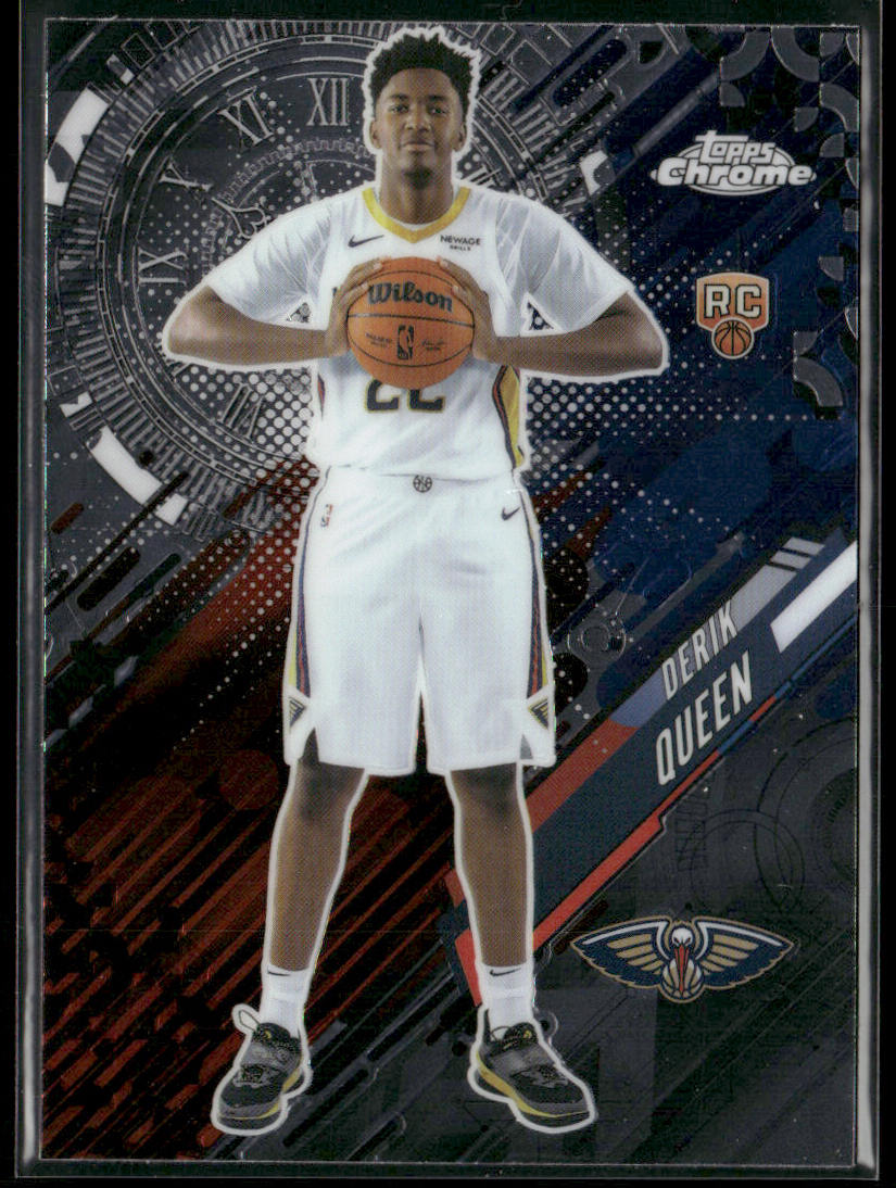 Derik Queen 2025-26 Topps Chrome Go Time #GT-25 New Orleans Pelicans