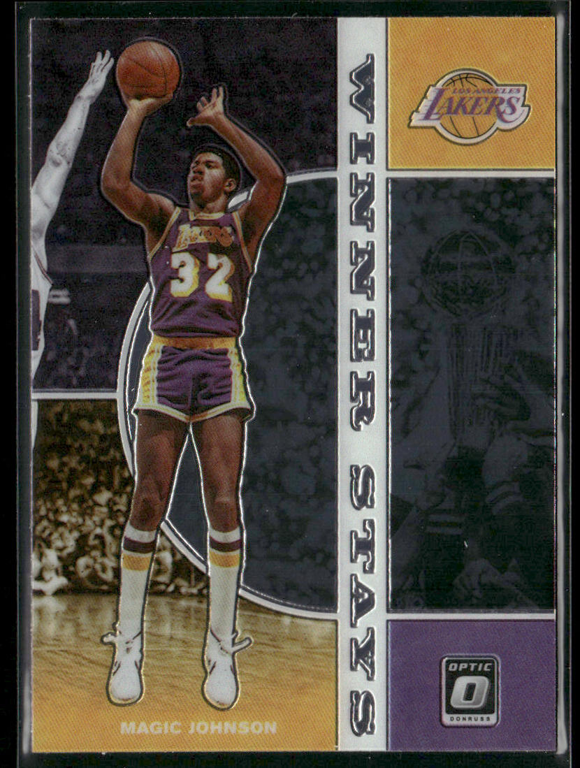 Magic Johnson 2019-20 Donruss Optic Winner Stays #1 Los Angeles Lakers