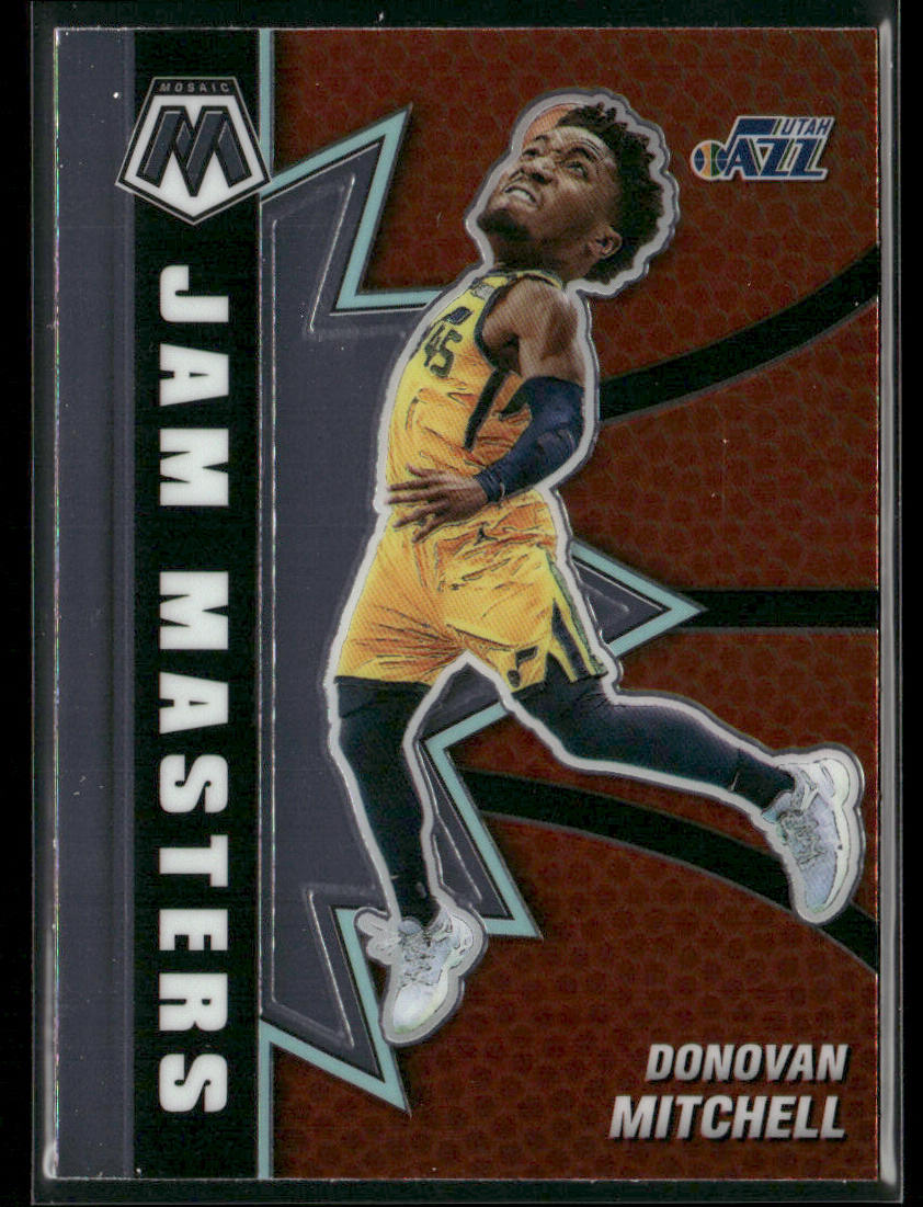 Donovan Mitchell 2020-21 Panini Mosaic Jam Masters #7 Utah Jazz