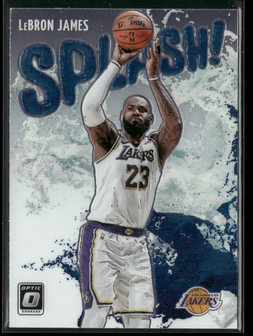 LeBron James 2021-22 Donruss Optic Splash! #11 Los Angeles Lakers