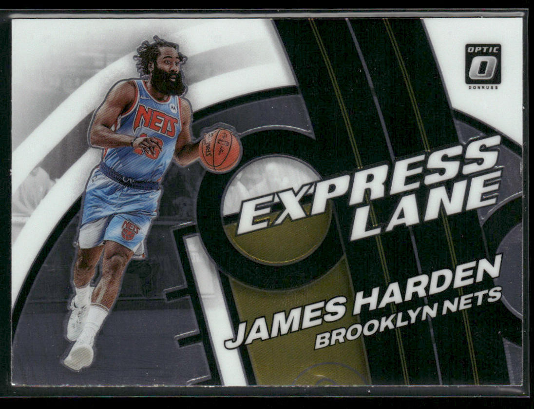 James Harden 2021-22 Donruss Optic Express Lane #13 Brooklyn Nets