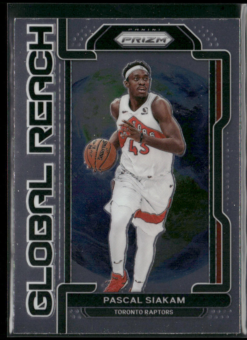 Pascal Siakam 2021-22 Panini Prizm Global Reach #7 Toronto Raptors