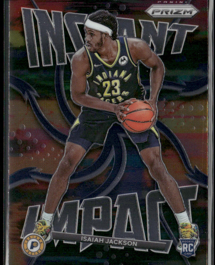 Isaiah Jackson 2021-22 Panini Prizm Instant Impact #9 Indiana Pacers