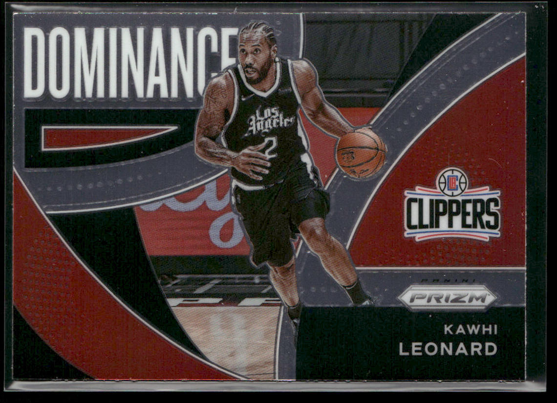 Kawhi Leonard 2021-22 Panini Prizm Dominance #22 Los Angeles Clippers