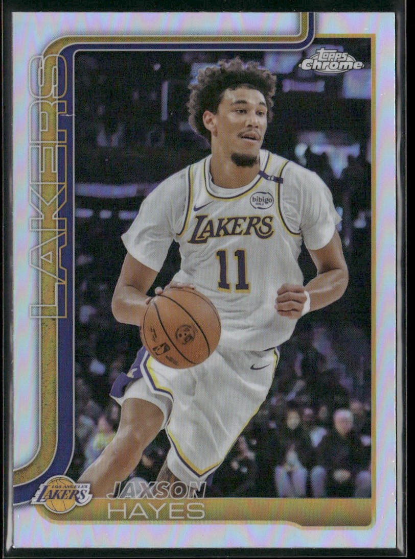 Jaxson Hayes 2025-26 Topps Chrome Refractor #125 Los Angeles Lakers