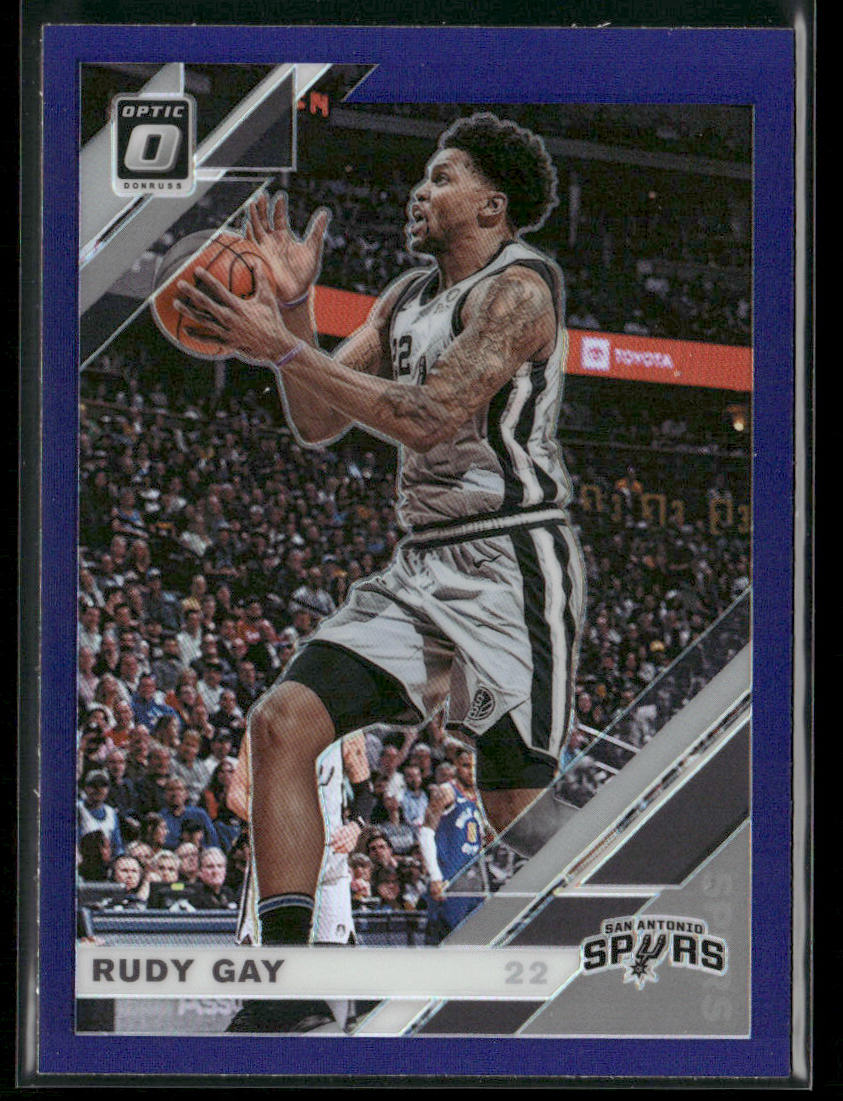 Rudy Gay 2019-20 Donruss Optic Purple #137 San Antonio Spurs