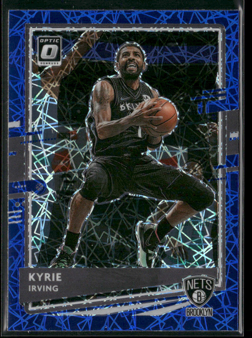 Kyrie Irving 2020-21 Donruss Optic Blue Velocity #101 Brooklyn Nets