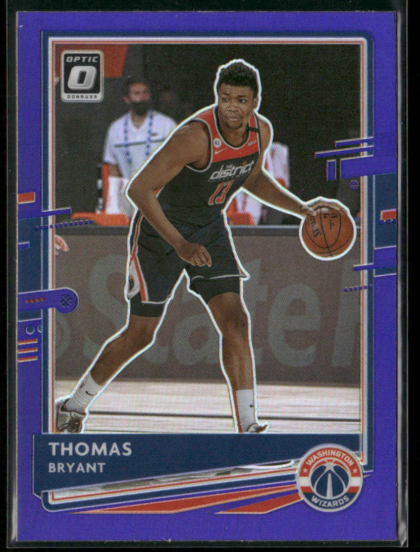 Thomas Bryant 2020-21 Donruss Optic Purple #15 Washington Wizards