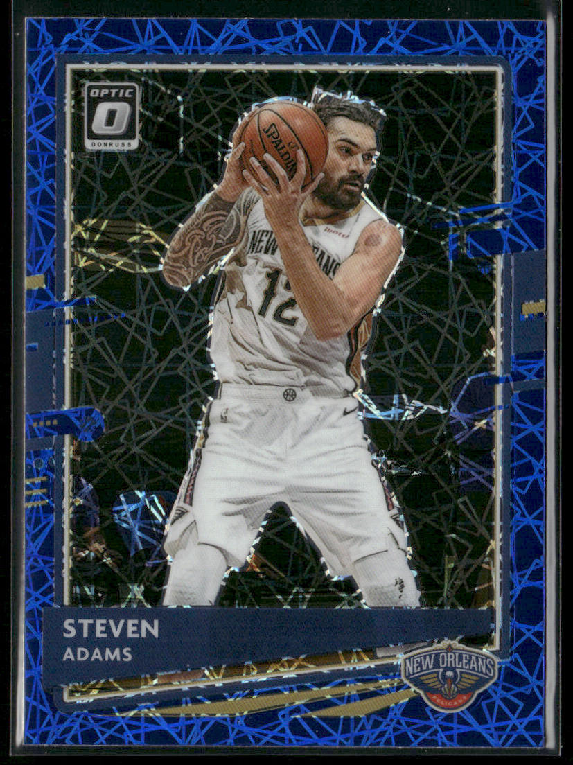 Steven Adams 2020-21 Donruss Optic Blue Velocity #37 New Orleans Pelicans