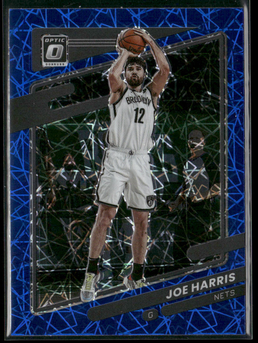 Joe Harris 2021-22 Donruss Optic Blue Velocity #138 Brooklyn Nets