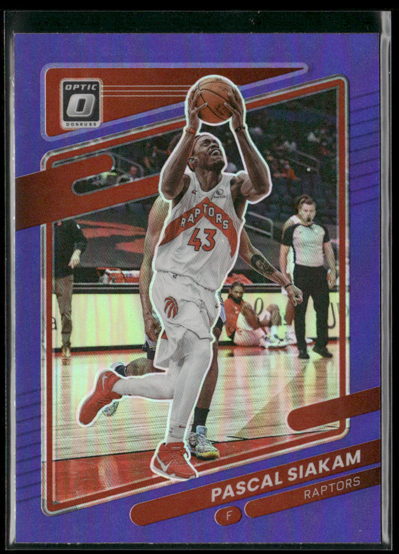 Pascal Siakam 2021-22 Donruss Optic Purple #123 Toronto Raptors