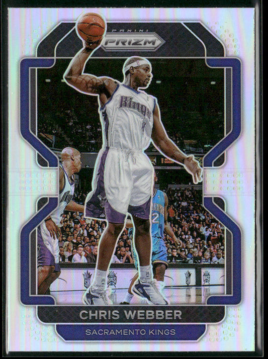 Chris Webber 2021-22 Panini Prizm Silver #263 Sacramento Kings