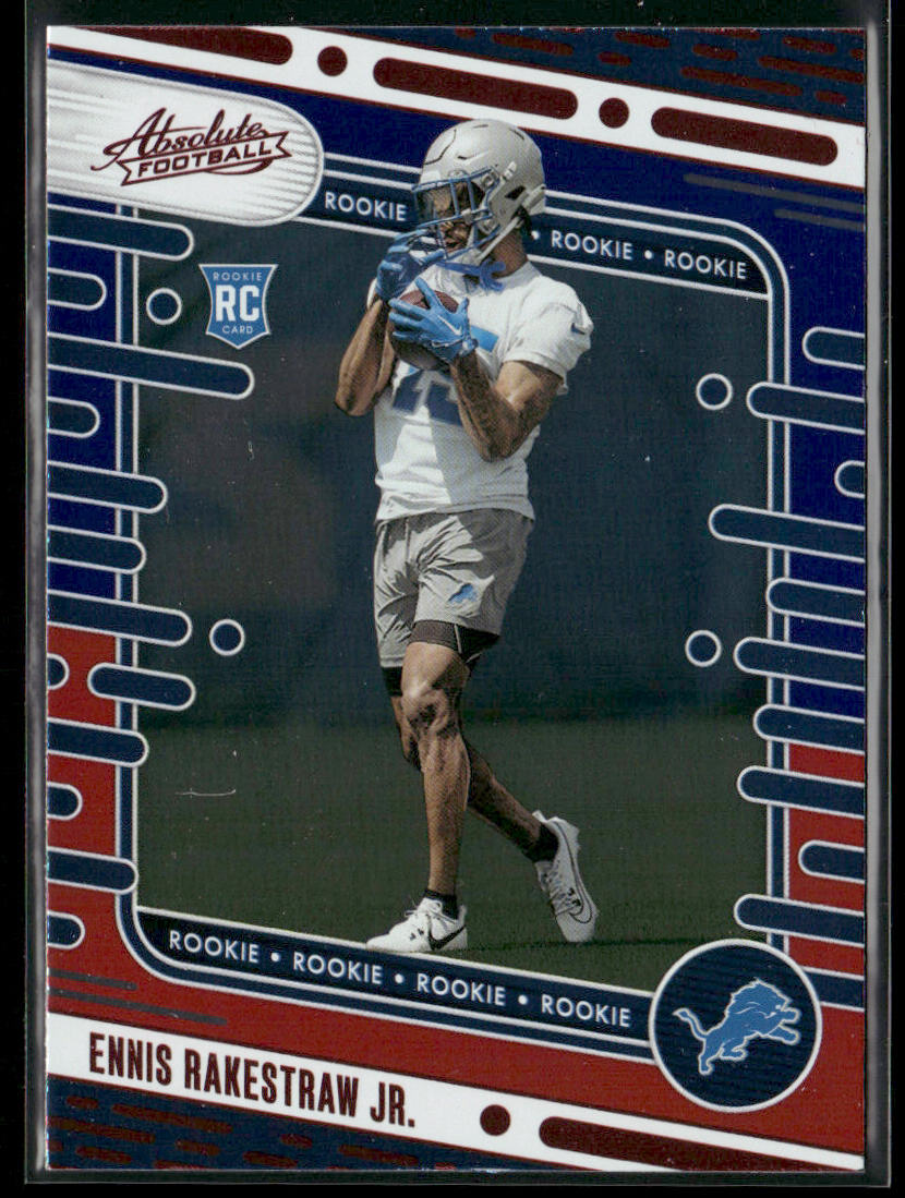 Ennis Rakestraw Jr. 2024 Panini Absolute Red and Blue #158 Detroit Lions