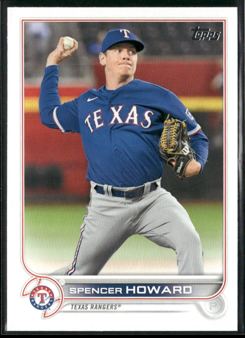 Spencer Howard 2022 Topps #162 Texas Rangers