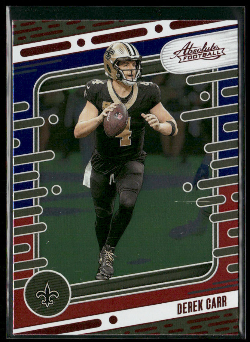 Derek Carr 2024 Panini Absolute Red and Blue #76 New Orleans Saints