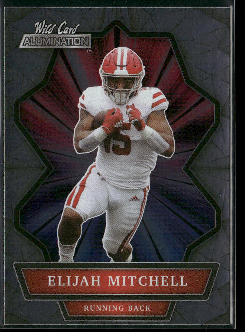 Elijah Mitchell 2021 Wild Card Alumination #ABC-53 Ole Miss Rebels