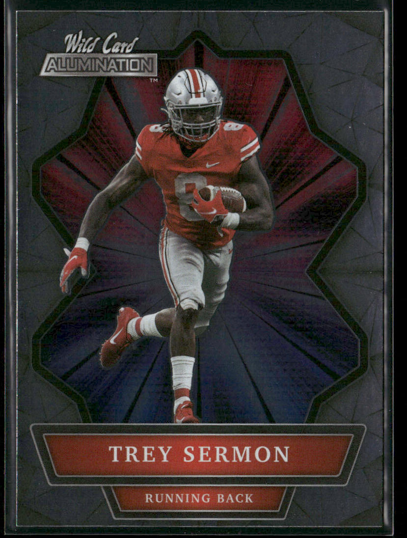 Trey Sermon 2021 Wild Card Alumination #ABC-41 Ohio State Buckeyes