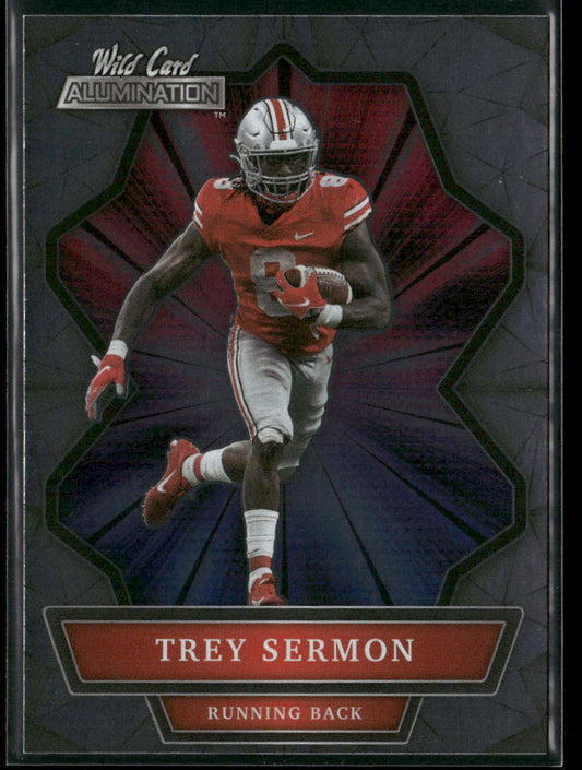 Trey Sermon 2021 Wild Card Alumination #ABC-41 Ohio State Buckeyes