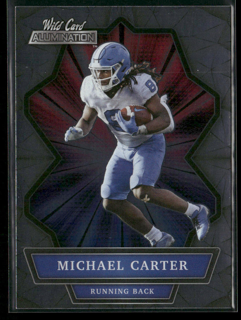 Michael Carter 2021 Wild Card Alumination #ABC-37 RC North Carolina Tar Heels