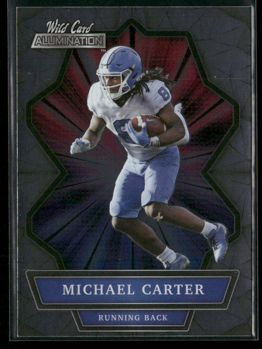 Michael Carter 2021 Wild Card Alumination #ABC-37 RC North Carolina Tar Heels
