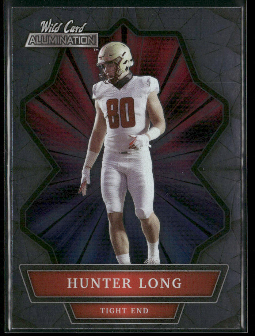 Hunter Long 2021 Wild Card Alumination #ABC-30 Boston College Eagles