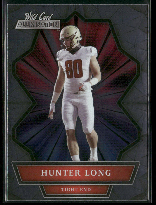 Hunter Long 2021 Wild Card Alumination #ABC-30 Boston College Eagles