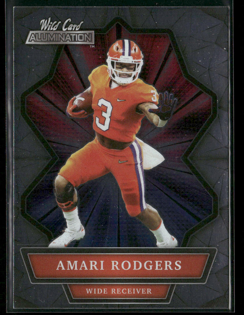Amari Rodgers 2021 Wild Card Alumination #ABC-45 Clemson Tigers