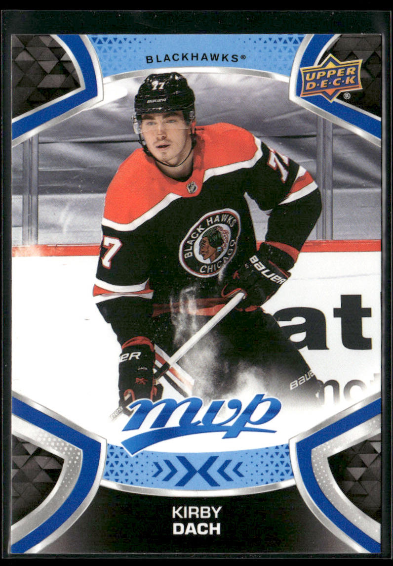 Kirby Dach 2021-22 Upper Deck MVP Blue #177 Chicago Blackhawks