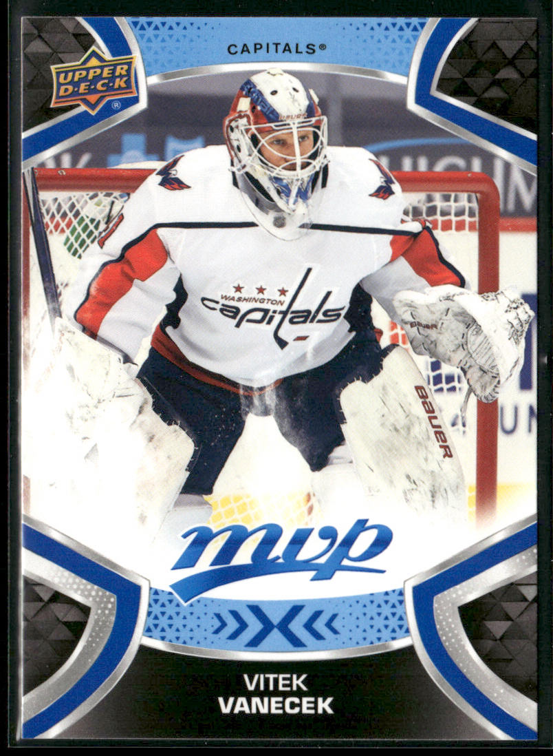 Vitek Vanecek 2021-22 Upper Deck MVP Blue #179 Washington Capitals