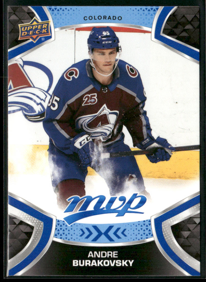 Andre Burakovsky 2021-22 Upper Deck MVP Blue #195 Colorado Avalanche