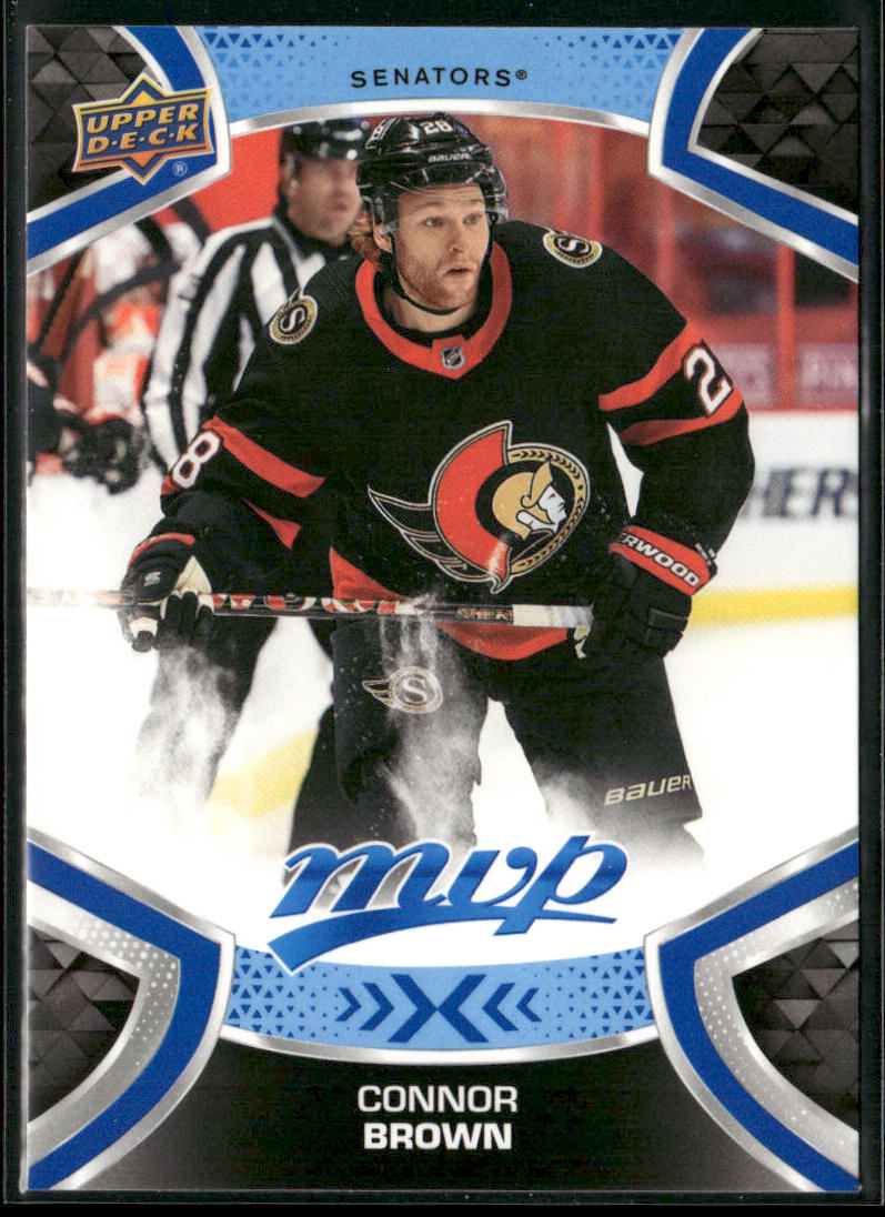 Connor Brown 2021-22 Upper Deck MVP Blue #130 Ottawa Senators