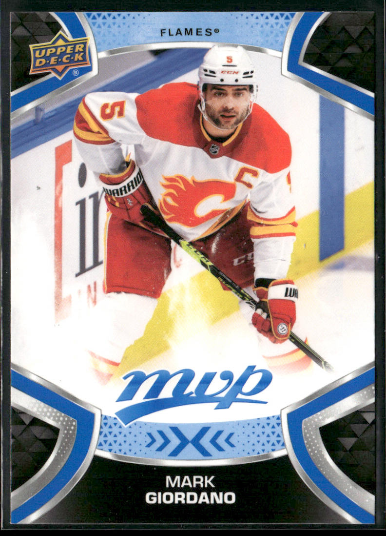Mark Giordano 2021-22 Upper Deck MVP Blue #5 Calgary Flames