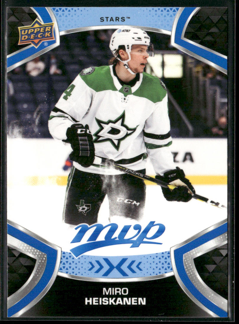 Miro Heiskanen 2021-22 Upper Deck MVP Blue #4 Dallas Stars front