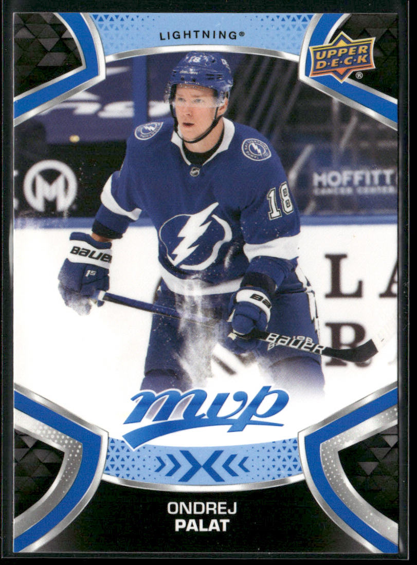Ondrej Palat 2021-22 Upper Deck MVP Blue #59 Tampa Bay Lightning front