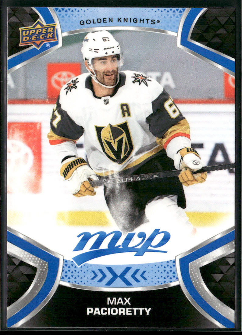 Max Pacioretty 2021-22 Upper Deck MVP Blue #67 Vegas Golden Knights front