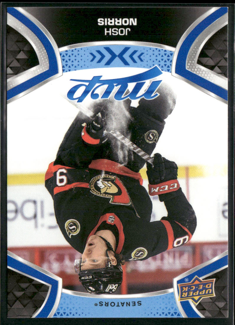 Josh Norris 2021-22 Upper Deck MVP Blue #180 Ottawa Senators