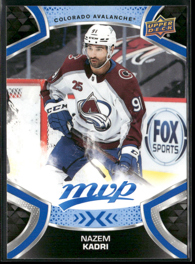 Nazem Kadri 2021-22 Upper Deck MVP Blue #89 Colorado Avalanche